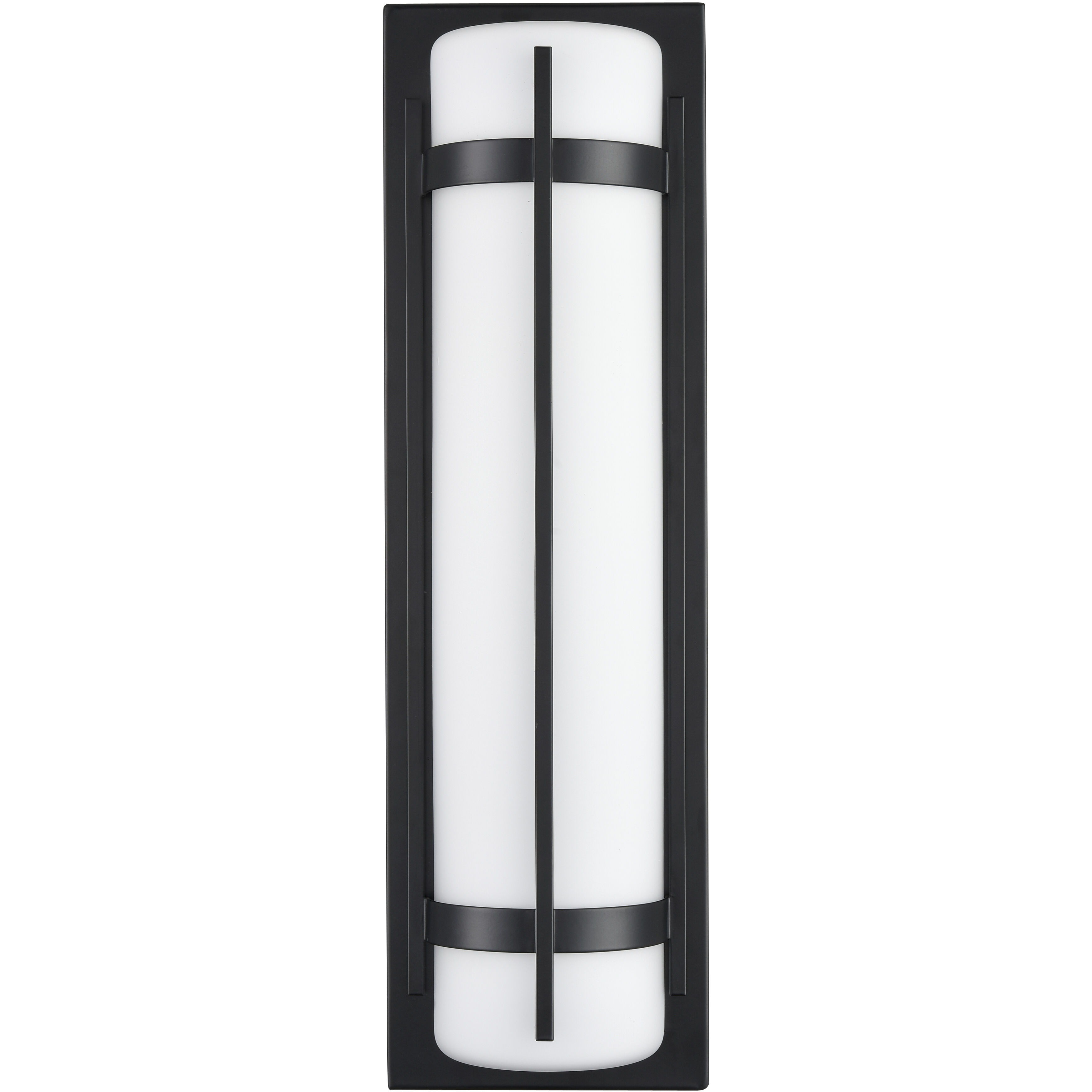 None LED 20 inch Powder Coated Black Outdoor Wall Sconce